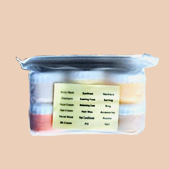 Set 6 Silicone Cosmetic Travel Containers, Paddles ~ 1.7 Fl Oz ~ TSA Appr. ~ NEW - Picture 3 of 9